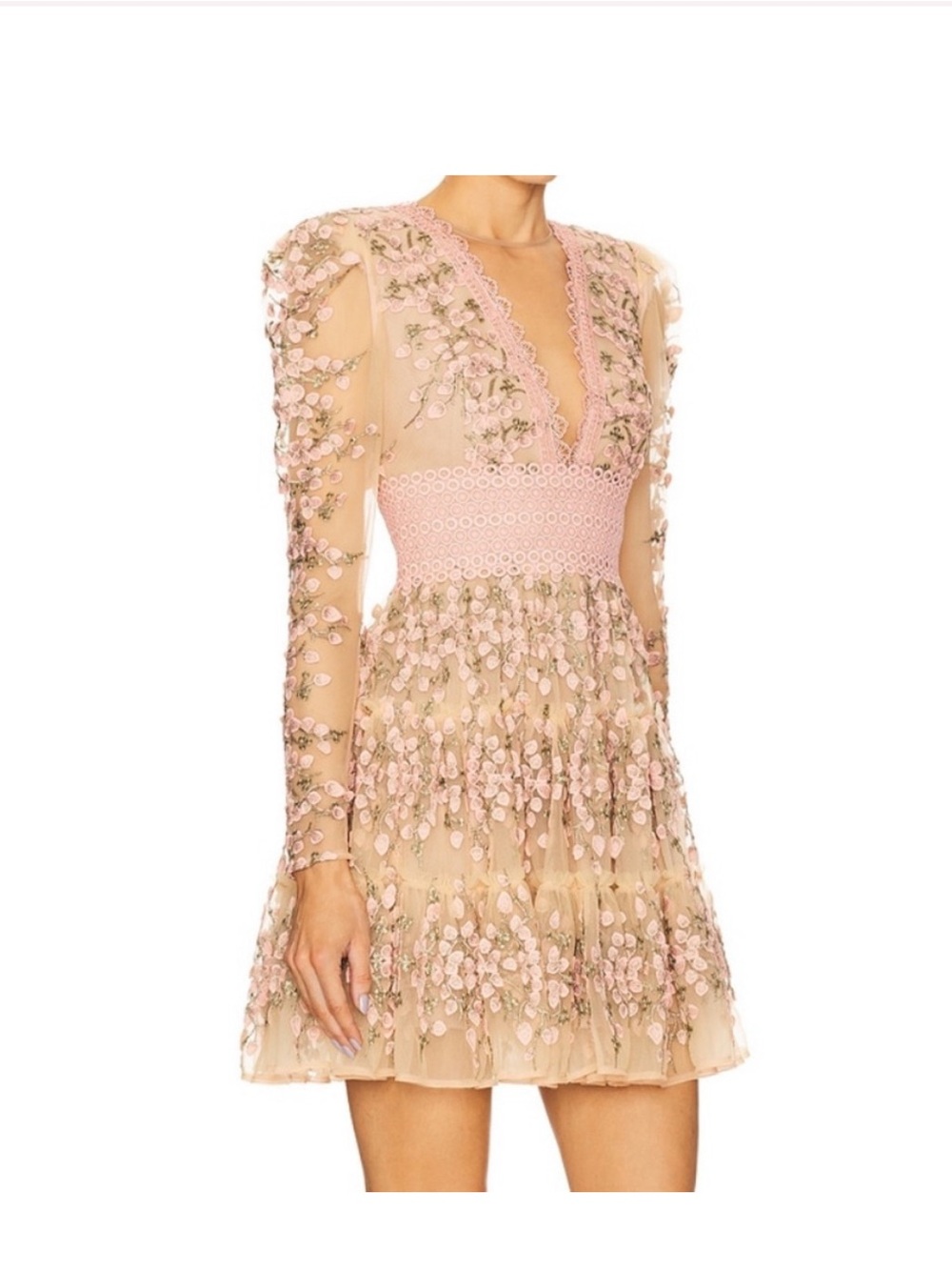 Bronx and Banco Blush Pink Megan Mini Dress - Picture 2 of 6
